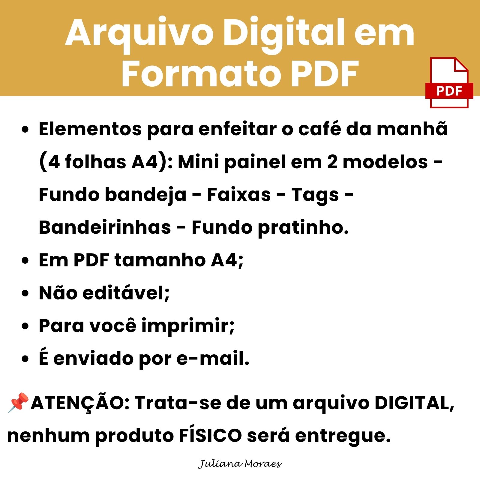 Arquivo Kit Café da Manhã – Aniversário Masculino - Imagem 4