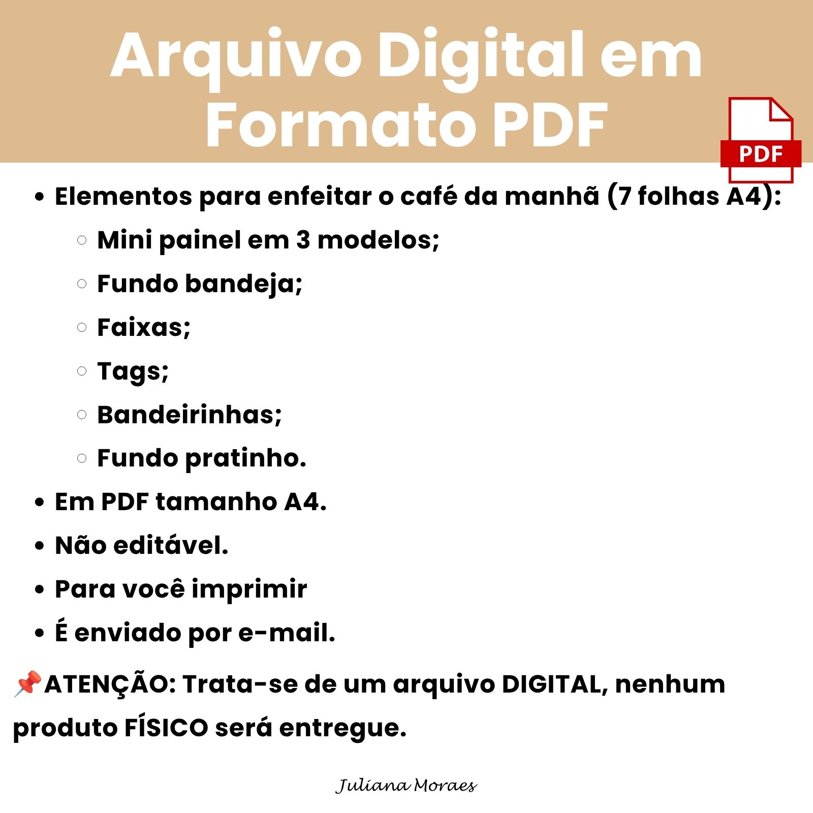 Arquivo Kit Café da manhã - Aniversário Feminino Poá Rosa - Imagem 4