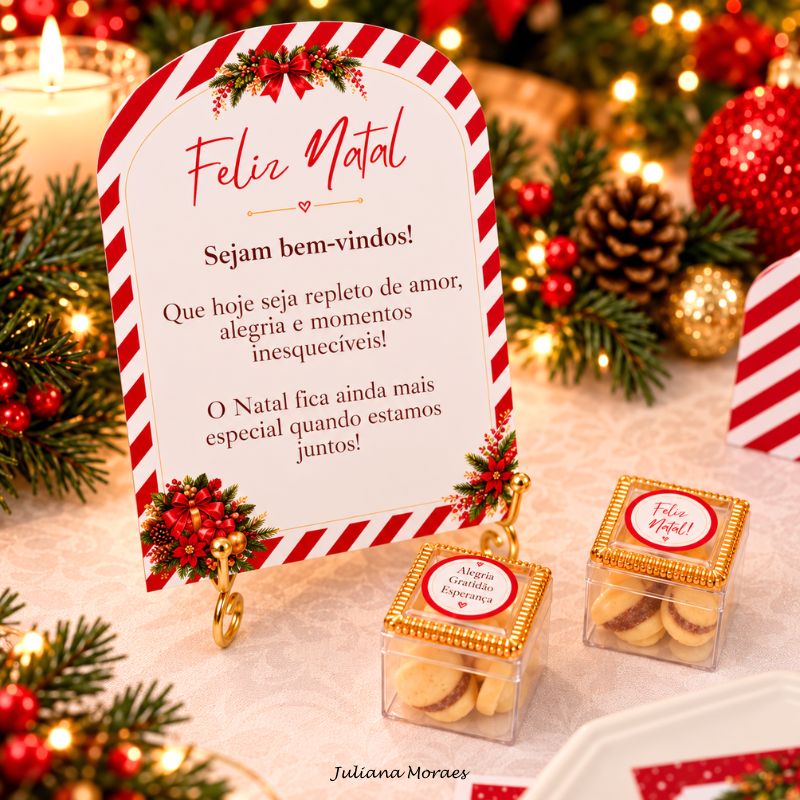 Arquivo Kit Natal Especial - Decoração Completa para Mesa e Bandeja - Imagem 5