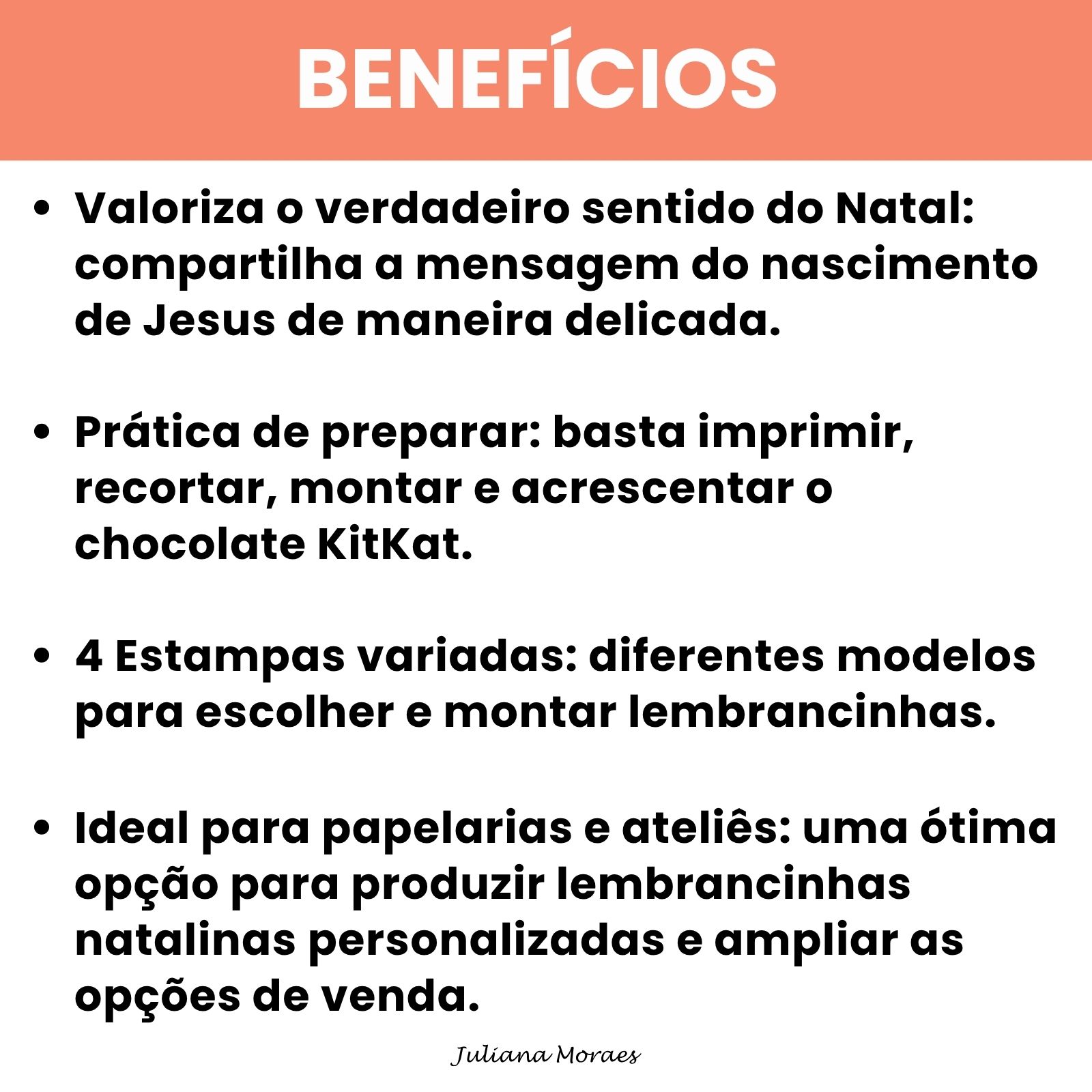 Arquivo Lembrancinha de Natal Cristão - Porta KitKat - Imagem 5
