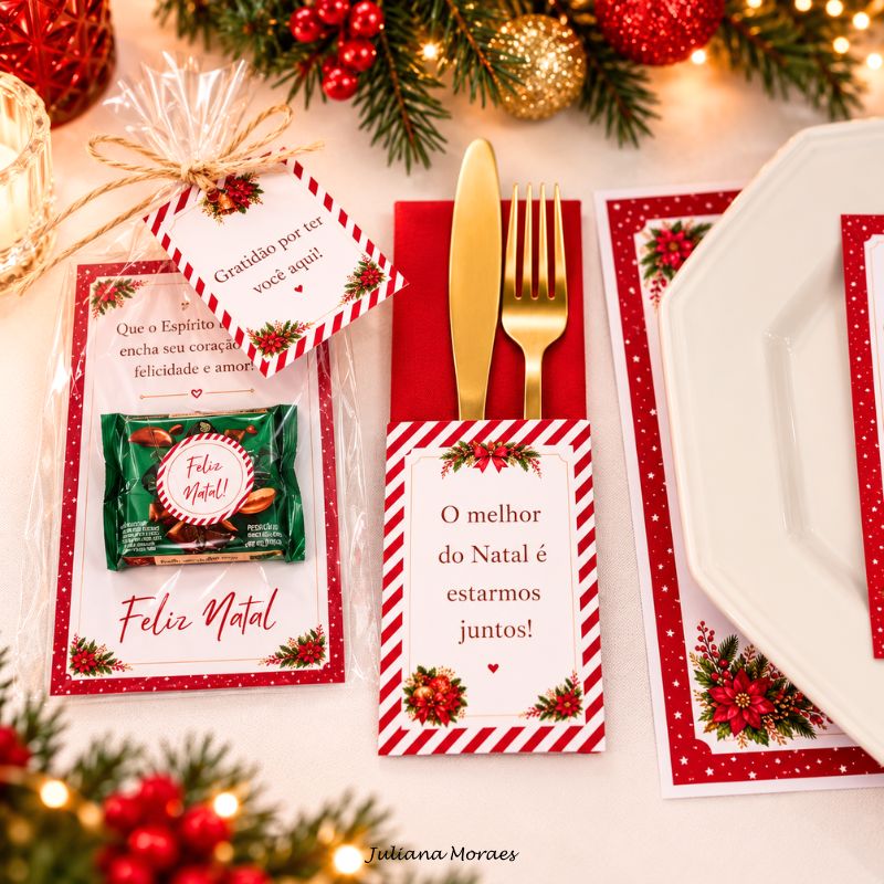 Arquivo Kit Natal Especial - Decoração Completa para Mesa e Bandeja - Imagem 3