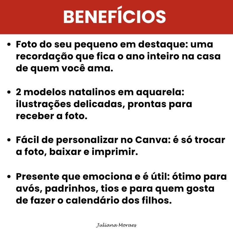 Arquivo Moldura Calendário Infantil de Natal 2027 com Foto - Canva - Imagem 5