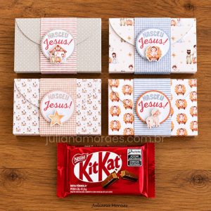 Arquivo Lembrancinha de Natal Cristão - Porta KitKat